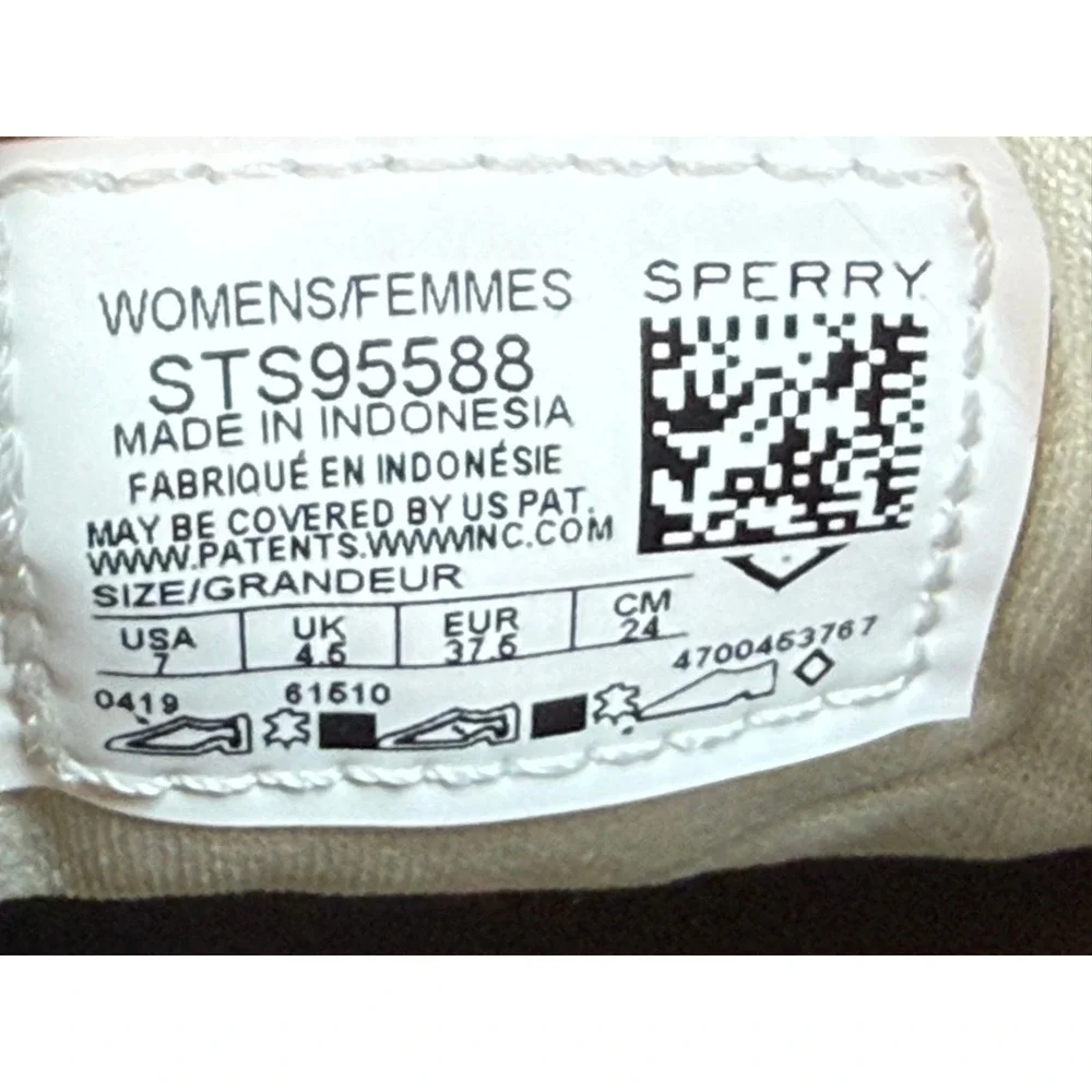 Sperry Top Sider Womens Boat Shoes Tan‎ Leather Lace Up Sz 7 STS95588